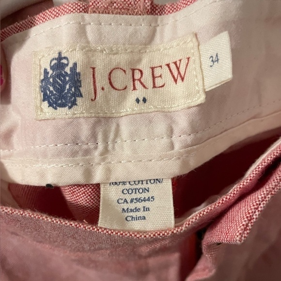 EUC - Men’s JCrew Shorts in Red - Size: 34 - Picture 3 of 3